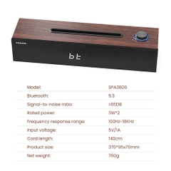 Loa bluetooth đồng hồ để bàn Philips SPA3809 - Hàng chính hãng / BH 01 năm