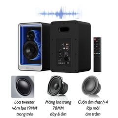 Bộ loa kiểm âm BESTISAN SR15 công suất 50W, bluetooth nhiều cổng kết nối - Hàng chính hãng