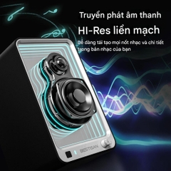 Bộ loa kiểm âm BESTISAN SR15 công suất 50W, bluetooth nhiều cổng kết nối - Hàng chính hãng