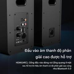 Bộ loa kiểm âm BESTISAN SR15 công suất 50W, bluetooth nhiều cổng kết nối - Hàng chính hãng