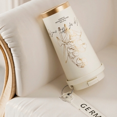 Ly giữ nhiệt BST Hoa huệ thung lũng GERM 500ml - Bảo hành chính hãng 12 tháng