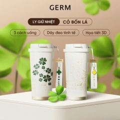 Ly giữ nhiệt BST Cỏ Bốn Lá GERM 500ml - Ly giữ nhiệt mùa hè - Bảo hàng chính hãng 12 tháng