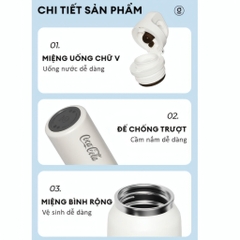 Ly giữ nhiệt BST nhẫn Coca Cola & GERM - Ly giữ nhiệt mùa hè - Bảo hành chính hãng 12 tháng