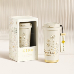 Ly giữ nhiệt BST Cỏ Bốn Lá GERM 500ml - Ly giữ nhiệt mùa hè - Bảo hàng chính hãng 12 tháng