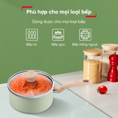 Bộ 5 món nồi chảo Tefal So matcha 20cm, chảo sâu 28cm, nồi 24, xẻng, muôi | B/H Chính Hãng 2 năm