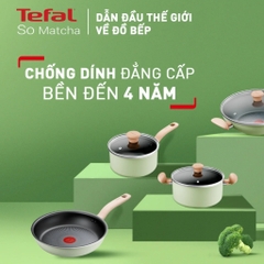 Bộ 5 món nồi chảo Tefal So matcha 20cm, chảo sâu 28cm, nồi 24, xẻng, muôi | B/H Chính Hãng 2 năm