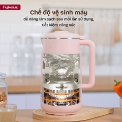 Máy làm sữa hạt 8 chức năng dung tích 1.5 Lít FUJIHOME SM826, máy xay sinh tố, nấu cháo, đun sôi