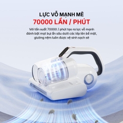 Máy hút bụi giường nệm AQUA CMP105R 14kPa hút được tóc, hạt, bụi mịn - Bảo hành chính hãng 12 tháng