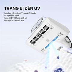 Máy hút bụi giường nệm AQUA CMP105R 14kPa hút được tóc, hạt, bụi mịn - Bảo hành chính hãng 12 tháng