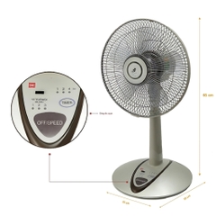 Quạt đứng lửng Nhật 5 cánh KDK - P30KH (CHG), màu Vàng sâm banh - Bảo Hành Chính Hãng 2 Năm