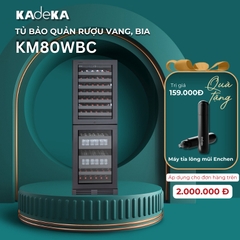 Tủ ướp rượu vang KaDeKa KB80WBC - Bảo hành chính hãng KadeKa 24 tháng