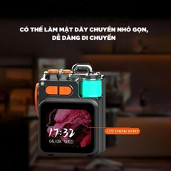 Loa Bluetooth không dây thông minh, màn hình cảm ứng LED, loa siêu trầm RGB, để sử dụng ngoài trời
