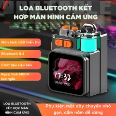 Loa Bluetooth không dây thông minh, màn hình cảm ứng LED, loa siêu trầm RGB, để sử dụng ngoài trời