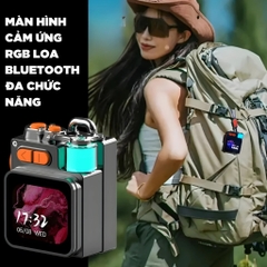 Loa Bluetooth không dây thông minh, màn hình cảm ứng LED, loa siêu trầm RGB, để sử dụng ngoài trời