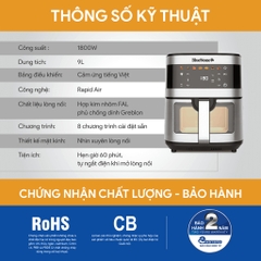 Nồi chiên không dầu BLUESTONE AFB-5886