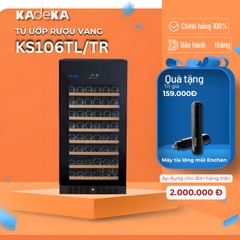 Tủ Rượu Vang Kadeka – KS106TL/TR màu Trắng