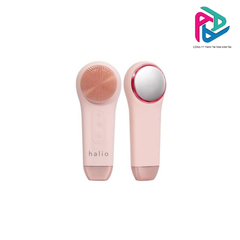 Máy rửa mặt Massage tích hợp liệu pháp ánh sáng và nhiệt Halio Multi-Task Cleansing & Massaging Device With Red Blue Light Therapy 5 in 1 - Peach Fuzz