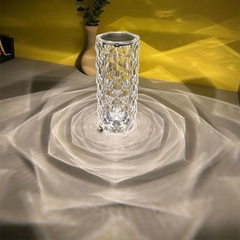 ĐÈN TRỤ THỦY TINH ROSES 7 MÀU