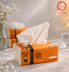 KHĂN GIẤY GẤU TRÚC 300 TỜ 3 LỚP – DÙNG TRONG PHUN XĂM, SPA, TIỆN LỢI & TIẾT KIỆM