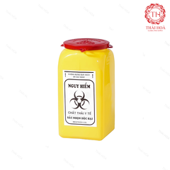 Bình Hủy Kim Pen Nhựa 1.5 Lít – Hộp Đựng Kim An Toàn Rác Thải Y Tế