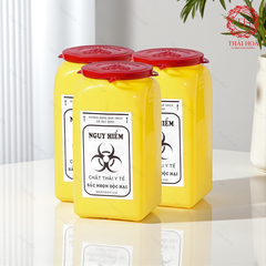 Bình Hủy Kim Pen Nhựa 1.5 Lít – Hộp Đựng Kim An Toàn Rác Thải Y Tế