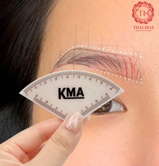 Thước Kẻ Dáng Mày KMA - Thước Vẽ Chân Mày Tiện Lợi