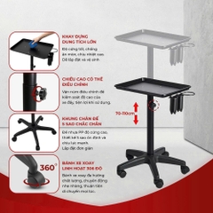 XE ĐẨY ĐA NĂNG CAO CẤP – ĐỰNG DỤNG CỤ CHUYÊN NGHIỆP CHO SPA & PHUN XĂM