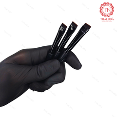 Cọ Tém Bằng Chuyên Dùng Trong Phun Xăm – Cọ Định Hình Viền Mày Môi, Lông Mịn – Dễ Tạo Form Chuẩn