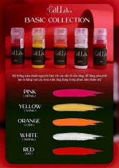 Mực Phun Xăm Cao Cấp Calla Ink - Đỏ Hồng - Lên Màu Đẹp, An Toàn Tuyệt Đối