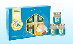Yến sào Ban Mai - Tổ yến chưng đường ăn kiêng Hộp quà tặng 6 hũ