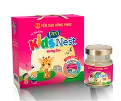 Yến sào Hồng Phúc - Prokids nest hương dâu hộp tiết kiệm 6 hũ