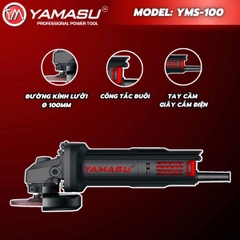 MÁY MÀI CẦM TAY CÔNG TẮC ĐUÔI CÔNG SUẤT 900W YAMASU YMS-100 (MÀI GÓC)