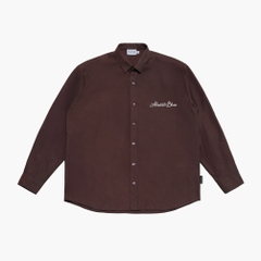 Áo sơ mi tay dài Oxford Choco Signature