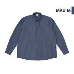 Áo sơ mi Oxford PREMIUM kẻ sọc tay dài chất dày dặn unisex