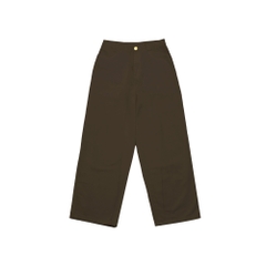 Quần Kaki Heavy ống suông rộng White Pants
