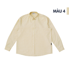 Áo sơ mi Oxford PREMIUM kẻ sọc tay dài chất dày dặn unisex