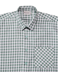 Áo sơ mi caro Boxy oxford tay ngắn