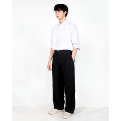 Widen kaki pants - Quần kaki ống rộng xếp ly