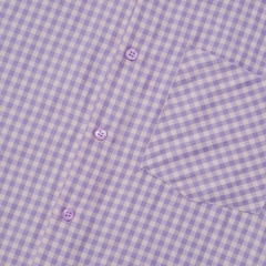 Áo sơ mi caro Boxy oxford tay ngắn