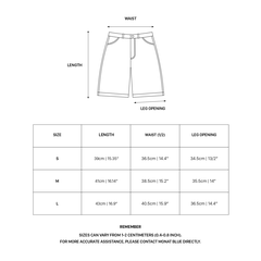 Quần Short Belt Loop Denim
