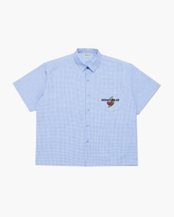 Áo sơ mi caro Boxy Berry