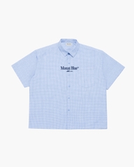 Áo sơ mi Boxy Blue Gingham
