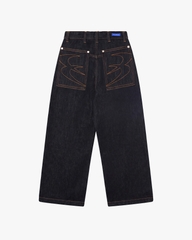 Quần Jean Raw Detail Button