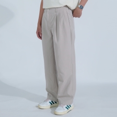 Widen kaki pants - Quần kaki ống rộng xếp ly