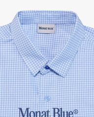 Áo sơ mi Boxy Blue Gingham