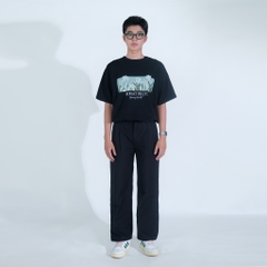 Widen kaki pants - Quần kaki ống rộng xếp ly