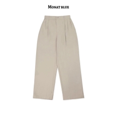 Widen kaki pants - Quần kaki ống rộng xếp ly