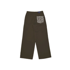 Quần Jean ống suông rộng Printed pocket