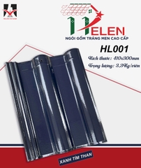 Ngói sóng HELEN HL001 - xanh tím than