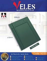 Ngói phẳng G Veles HG03 - xanh rêu